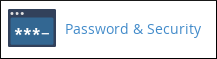 Mengganti Password cPanel