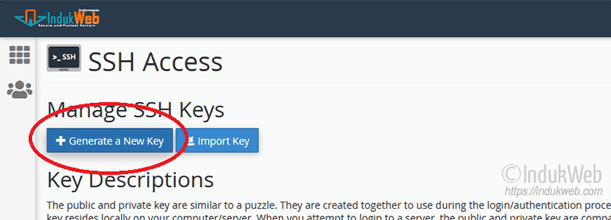 ssh-key-access-cpanel